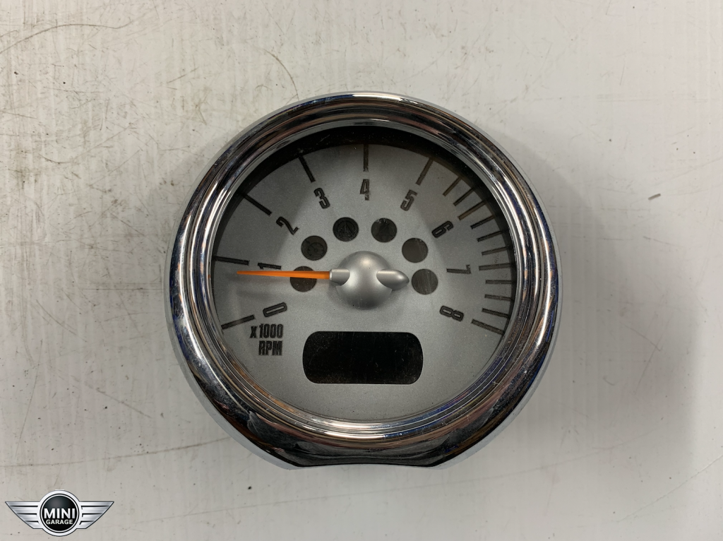 Chrome Cap Rev Counter R50, R52, R53 Mini One, Cooper, Cooper S